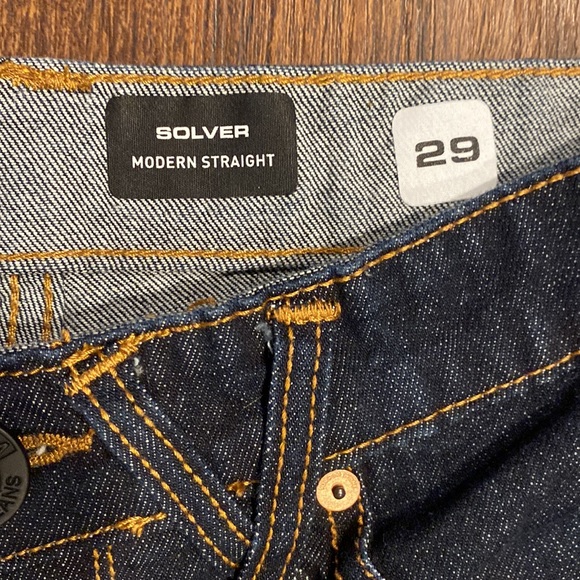 Volcom Solver Modern Straight Dark Wash Mens Jeans-Sz 29 - Picture 6 of 16